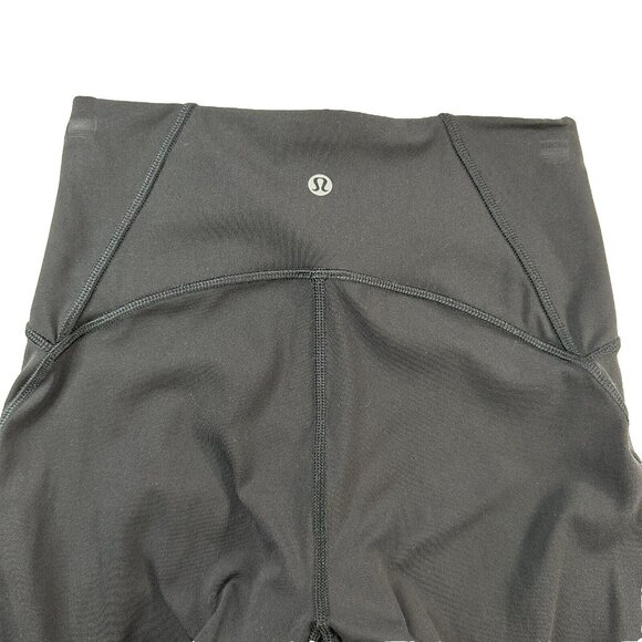 Lululemon Pants - Lululemon Women's Train Times Crop Athleisure Mesh Cutout Leggings Size 4 Black